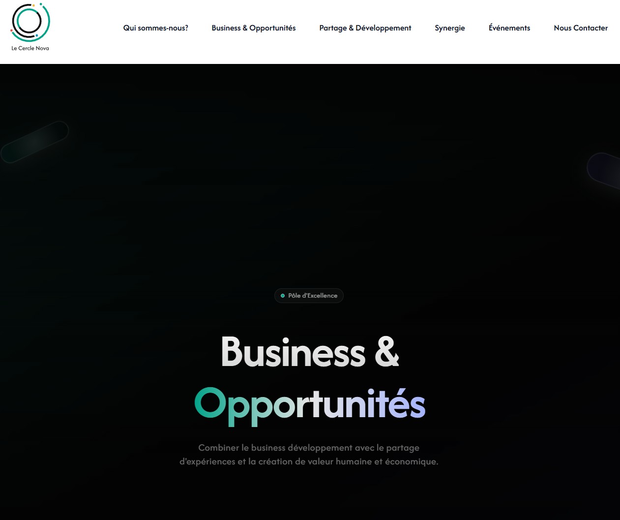 Le Cercle Nova - Réseau professionnel
